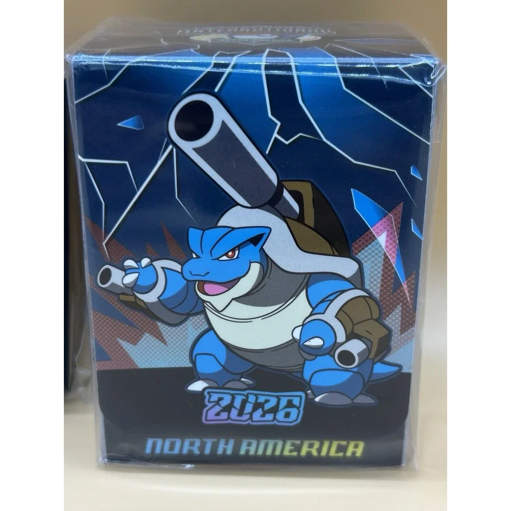 Pokemon NAIC 2026‎ Mega Blastoise Deck Box & 65 Sleeves Combo Sealed